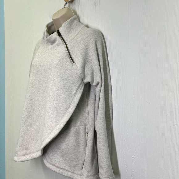 Athleta - Cozy Karma Asymmetrical Pullover Long Sleeve Sweater Size Medium - Picture 8 of 14